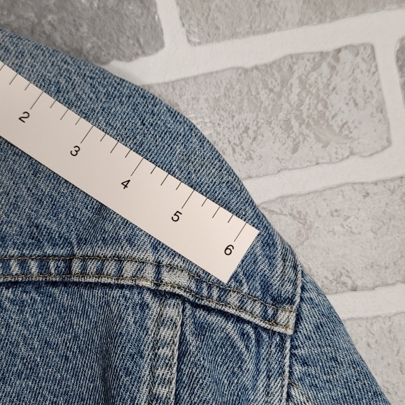 Storm Rider by Lee Vintage Denim Jean Jacket Blanket Lined Coat Men's Size L - Picture 12 of 16